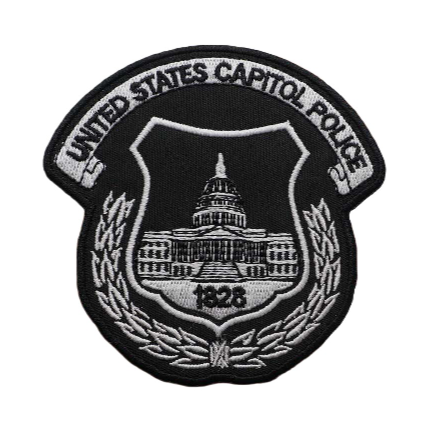 Emblem 'United States Capitol Police' Embroidered Velcro Patch