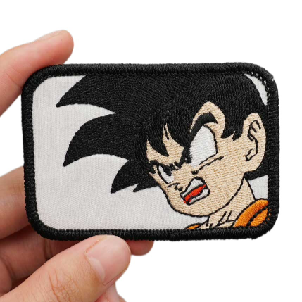 Dragon Ball Z 'Goku | Angry' Embroidered Velcro Patch