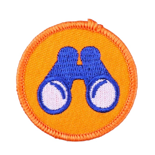 Boy Scout Badge 'Binocular' Embroidered Patch