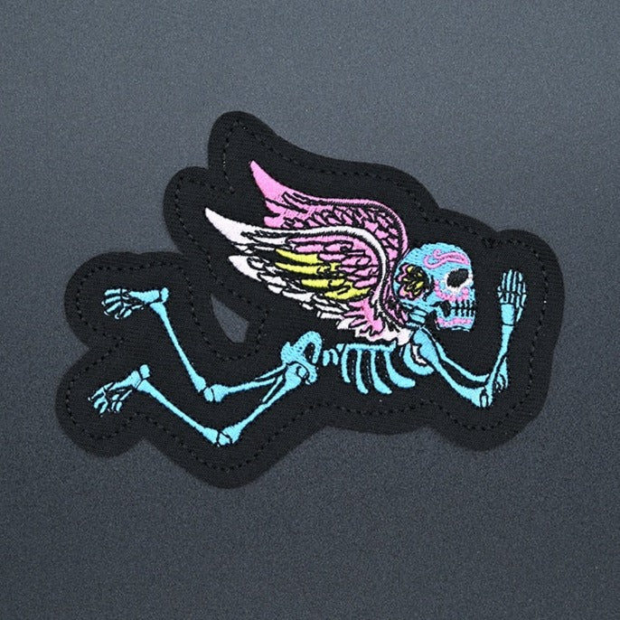Halloween 'Skeleton Devil 2.0' Embroidered Patch