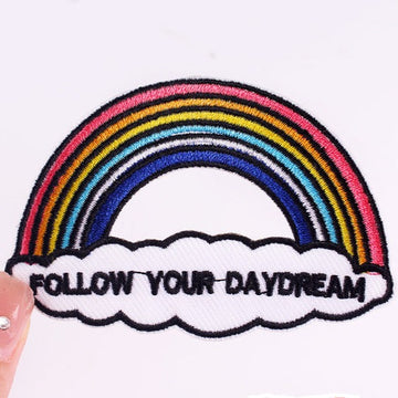 Rainbow 'Follow Your Daydream | 2.0' Embroidered Patch