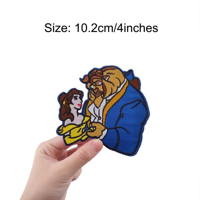 Beauty and the Beast 'Belle and The Beast' Embroidered Patch