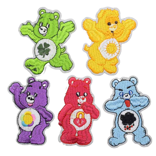 Care Bears 'Set of 5' Embroidered Patch