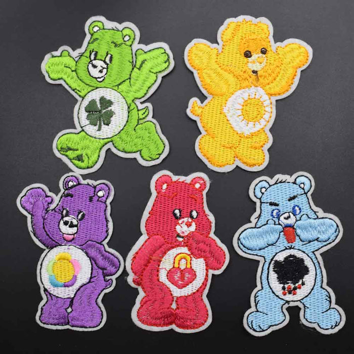 Care Bears 'Set of 5' Embroidered Patch