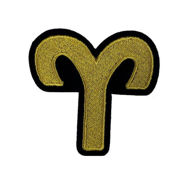 Zodiac Sign Symbol 'Aries' Embroidered Patch
