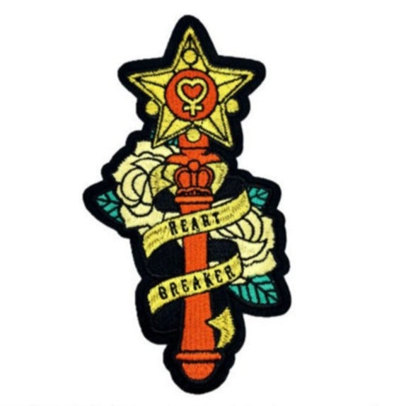 Sailor Moon 'Star Power Stick | Heart Breaker' Embroidered Patch