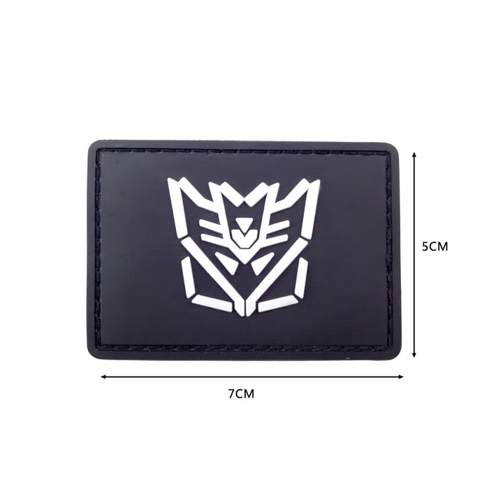 Transformers 'Decepticons | Logo' PVC Rubber Velcro Patch