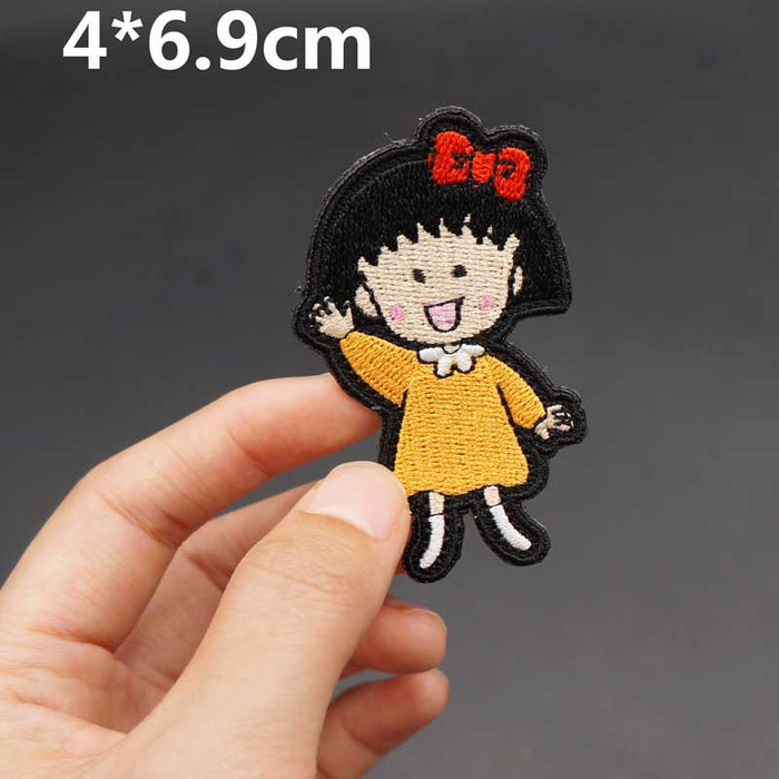 Chibi Maruko-chan 'Momoko Sakura | Waving' Embroidered Patch