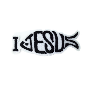 I Love Jesus Embroidered Patch
