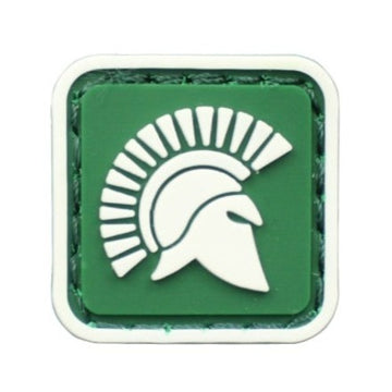 Spartan 'Helmet | Mini' PVC Rubber Velcro Patch