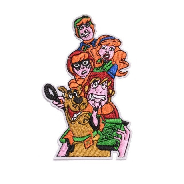 Scooby Doo With Gang Frightened '2.0' Embroidered Patch