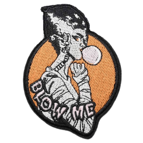 Blow Me 'Mummy | Chewing Gum Bubble' Embroidered Patch