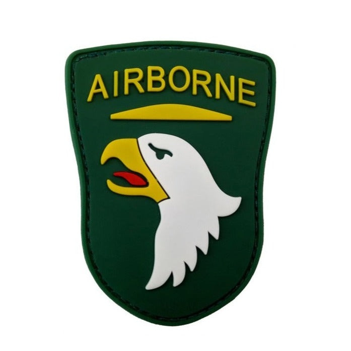 Military Tactical '101st Airborne | Logo' PVC Rubber Velcro Patch