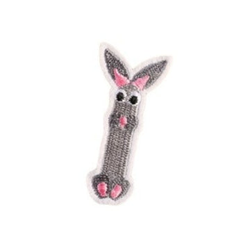 Letter I 'Indian Hare' Embroidered Patch