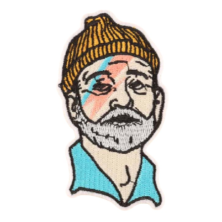 The Life Aquatic 'Steve Zissou x David Bowie' Embroidered Patch