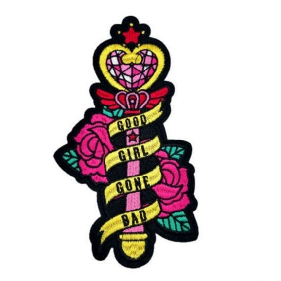 Sailor Moon 'Heart Wand | Good Girl Gone Bad' Embroidered Patch