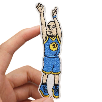 Basketball Player 'Stephen Curry | Shooting' Embroidered Patch