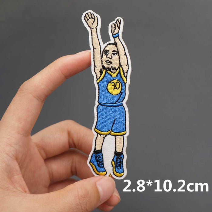 Basketball Player 'Stephen Curry | Shooting' Embroidered Patch