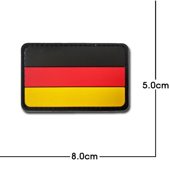 Germany Flag '1.0' PVC Rubber Velcro Patch