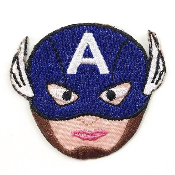 Captain America 'Head' Embroidered Patch