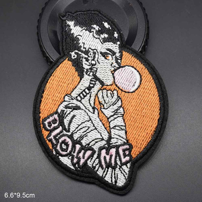 Blow Me 'Mummy | Chewing Gum Bubble' Embroidered Patch