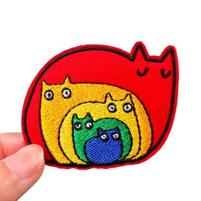 LGBT 'Pride Cats' Embroidered Patch