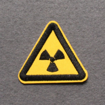 Warning Sign 'Ionizing Radiation' Embroidered Patch