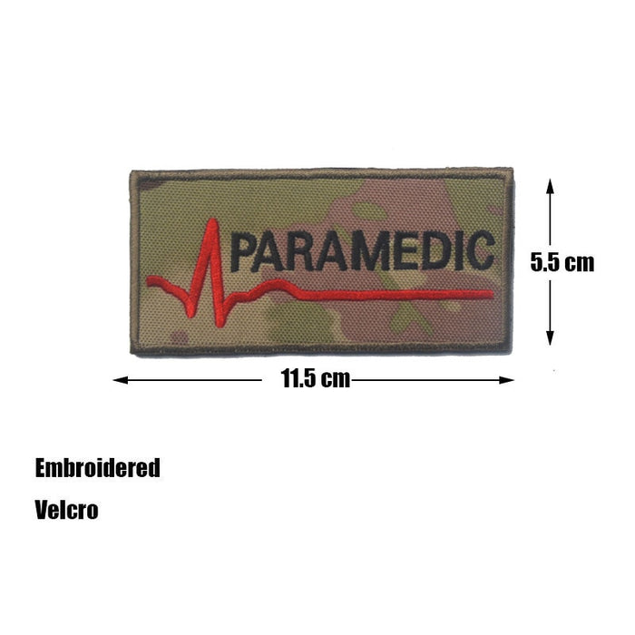 Resident Evil 'Paramedic | Heartbeat | 2.0' Embroidered Velcro Patch