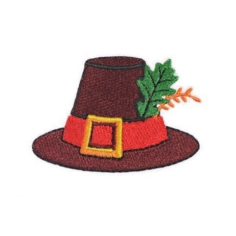 Thanksgiving 'Hat' Embroidered Patch