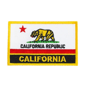 California Flag Embroidered Patch