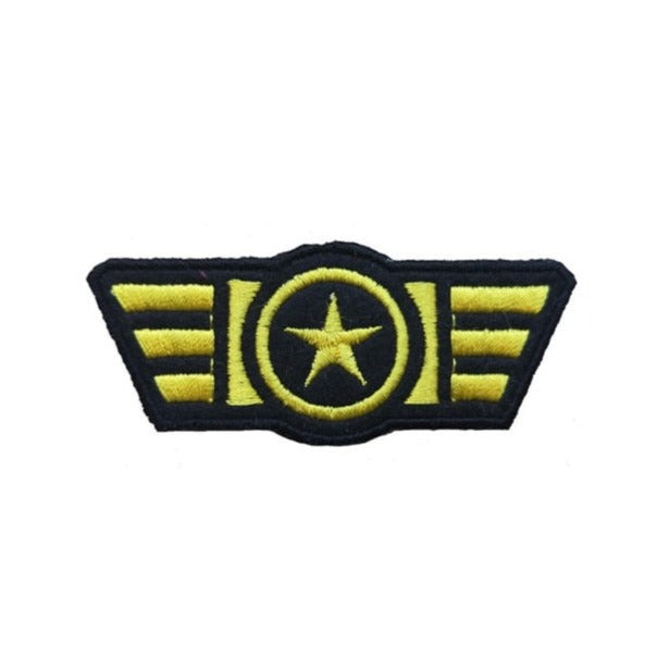 Captain America 'Star Wings Logo' Embroidered Patch