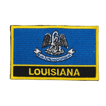 Louisiana Flag Embroidered Patch