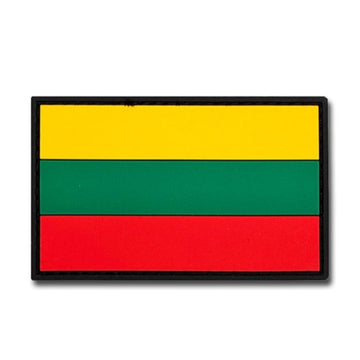 Lithuania Flag PVC Rubber Velcro Patch