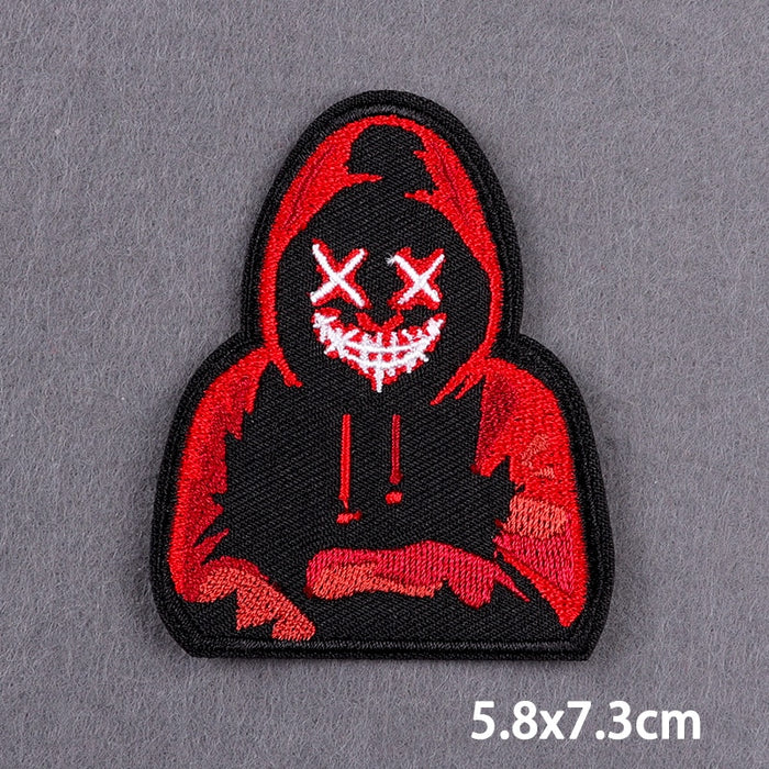 The Purge 'Red Jacket and Lady Liberty Mask' Embroidered Patch