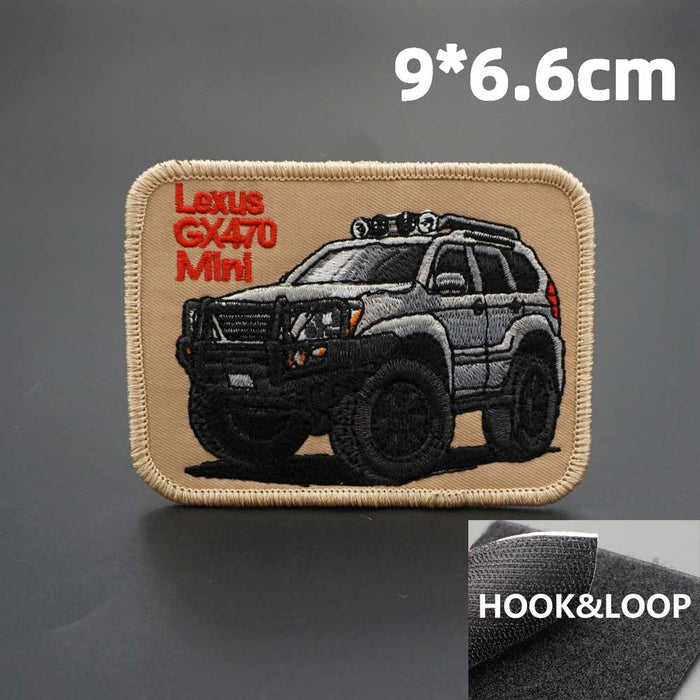 Off-Road Vehicles 'Lexus GX470 Mini' Embroidered Velcro Patch