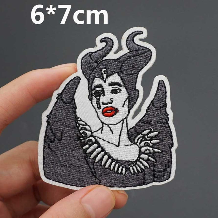 Maleficent 'Witch Crying' Embroidered Patch