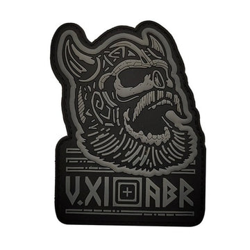 Military Tactical 'V.XI ABR | Viking Skull' PVC Rubber Velcro Patch