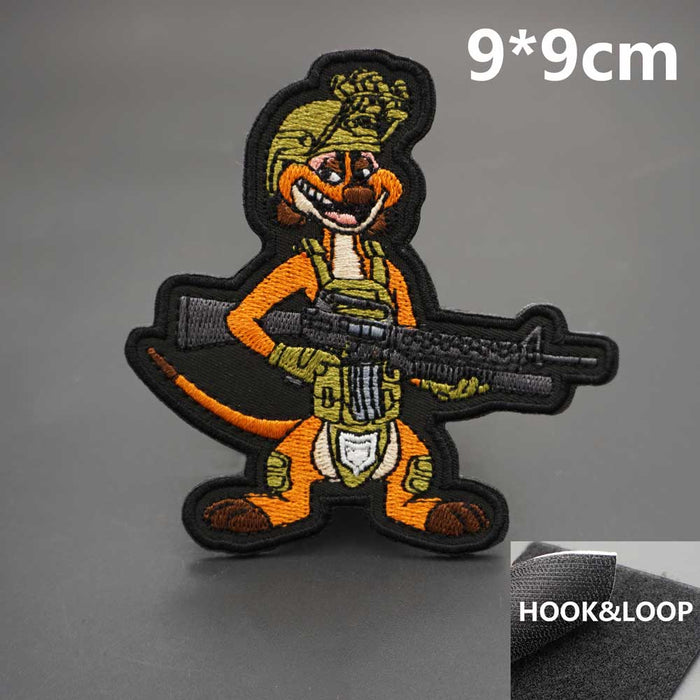The Lion King 'Tactical Timon | Wisecracking' Embroidered Velcro Patch