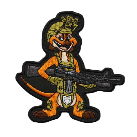 The Lion King 'Tactical Timon | Wisecracking' Embroidered Velcro Patch