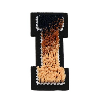 Tricolor 'Letter I' Embroidered Patch