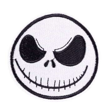 The Nightmare Before Christmas 'Jack Skellington | Face' Embroidered Patch