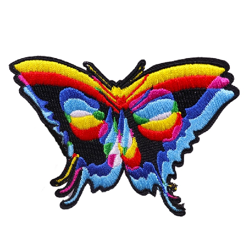 Cool 'Colorful Butterfly' Embroidered Patch