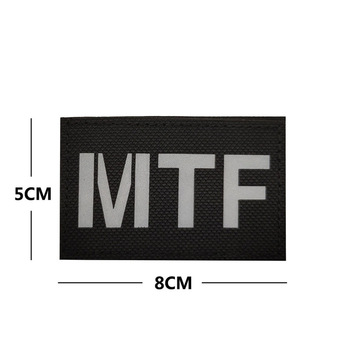 SCP MTF 'Mobile Task Force | Reflective' Embroidered Velcro Patch