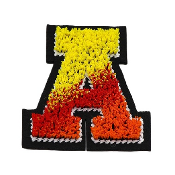 Tricolor 'Letter A' Embroidered Patch