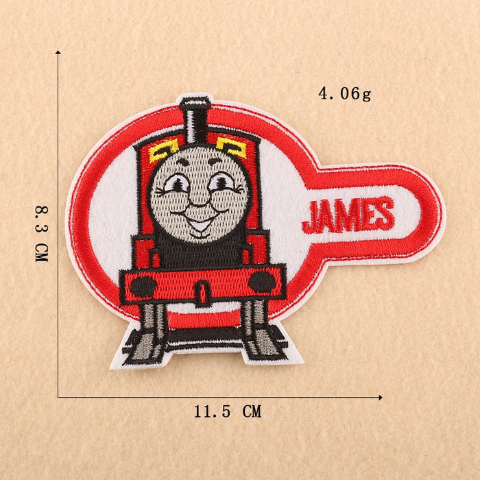 Thomas And Friends 'James | Face' Embroidered Patch