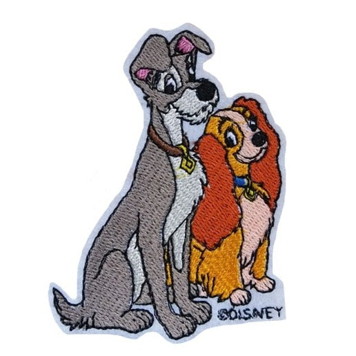 Lady and the Tramp 'Sitting' Embroidered Patch