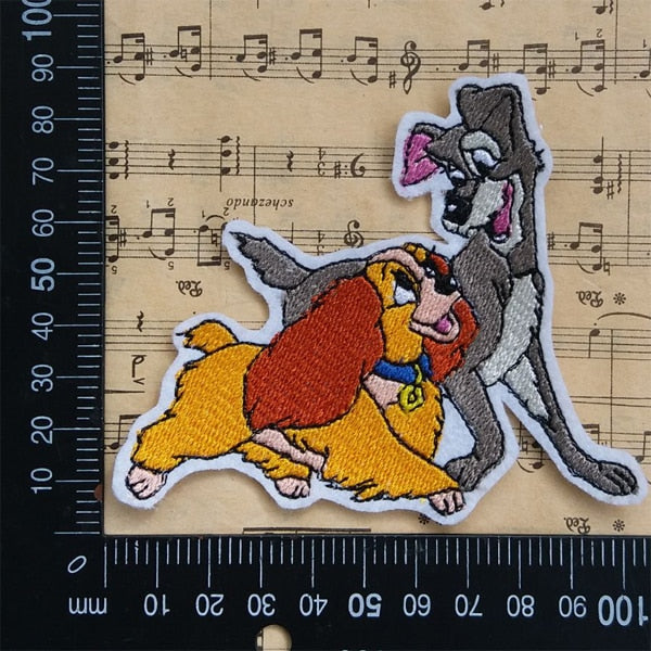 Lady and the Tramp 'Running' Embroidered Patch