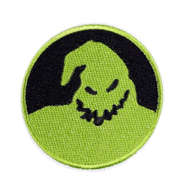 The Nightmare Before Christmas 'Oogie Boogie | Round' Embroidered Patch