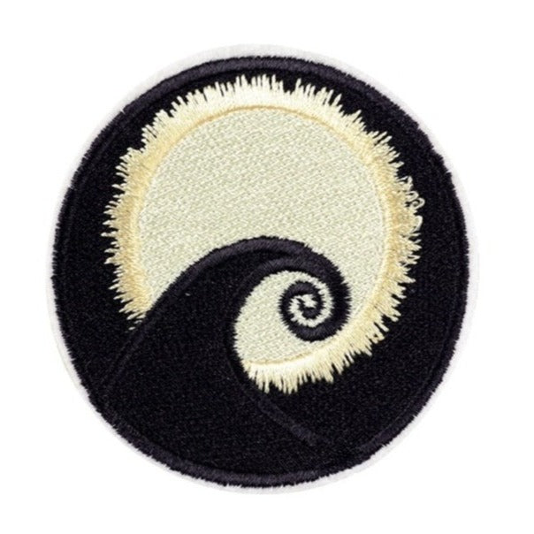 The Nightmare Before Christmas 'Spiral Hill and Moon' Embroidered Patch