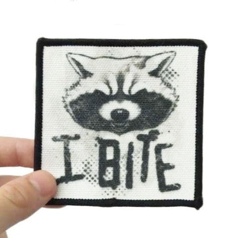 Guardians of the Galaxy 'Rocket Raccoon's Head | I Bite' Embroidered Patch